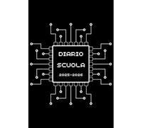Diario Scuola 2025 2026 Elementare: Agenda Scolastica A5 per Bambino e Bambina | 2 Giorni per Pagina | Medie Elementari Superiori
