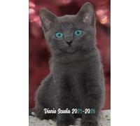 Diario Scuola 2025 2026 Gatto: Agenda scolastica giornaliera ragazza e ragazzo elementari medie | 2 Giorni per Pagina | Planner Scolastico da ... pratiche 13,97 x 21,59 cm | 215 Pagine