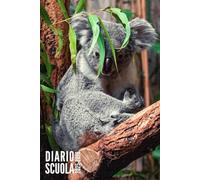 Diario Scuola 2025 2026: Koala - Agenda Scolastica Per Bambina e Bambino, Elementari, Media, Superiori | Formato Conveniente 6x9 Pollici