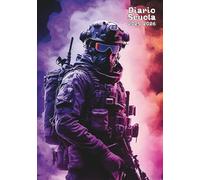 Diario Scuola 2025 2026 Militare: Pianificatore una settimana su 2 Pagine , Settembre 2025 a Agosto 2026, per Ragazze e Ragazzi, Bambino, Adulto , Elementari, Media, Superiori