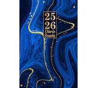 Diario Scuola 2025-2026: Organizzatore scolastico da settembre 2025 a luglio 2026 per studenti di scuola elementare, media e superiore - 2 giorni per pagina.