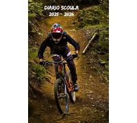 Diario Scuola 2025 2026 Sport MTB: Pianificatore settimanale appositamente progettato per gli studenti, con un layout che presenta una settimana per due pagine