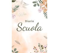 Diario Scuola 2025 2026 Superiore: Agenda Scolastica A5 per Bambino e Bambina | 2 Giorni per Pagina | Medie Elementari Superiori