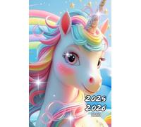 Diario Scuola 2025 2026 Unicorno: Agenda Scolastica per Studenti di Elementari e Medie, da Settembre 2025 Giugno 2026 per Bambina o Ragazza