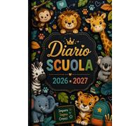 Diario Scuola 2026-2027: Agenda Scolastica Settimanale per Studenti e Ragazzi | Planner per Compiti, Orario delle Lezioni, Obiettivi, Attività e Note | Formato A5