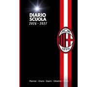 Diario Scuola 2026-2027 Calcio: Agenda scolastica per studenti con calendario, orario, verifiche, obiettivi, note e 48 settimane