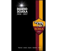 Diario Scuola 2026-2027 Calcio Giallo e Rosso: Agenda scolastica italiana 6x9 per studenti e giovani tifosi con calendario, orario, verifiche, obiettivi, note e pianificazione settimanale