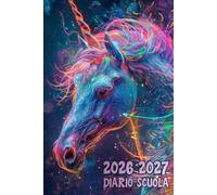 Diario Scuola 2026 2027: Organizzazione giornaliera che offre orari dettagliati delle lezioni, calendario mensile e spazi liberi per registrare obiettivi di studio e risultati accademici.