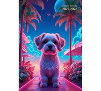 Diario Scuola a5 Bambina, Bambino & Teenace: Settimanale Orizzontale ( Cane ) - Agenda Scolastico : Scuola Elementari - Medie & Superiori - Italiano - ... flessibile - Senza Anelli né Spirale.