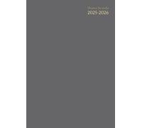 Diario Scuola Settimanale a5: Orizzontale ( Grigio ) Tinta Unita - Agenda Scolastico: Scuola Elementari - Medie & Superiori - Bambina, Bambino & ... - Formato Piccolo - Senza Anelli né Spirale.