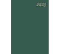 Diario Scuola Settimanale a5: Orizzontale ( Verde ) Tinta Unita - Agenda Scolastico: Scuola Elementari - Medie & Superiori - Bambina, Bambino & ... - Formato Piccolo - Senza Anelli né Spirale.