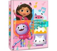Diario Secreto Gabby's Dollhouse Rosa Con Sonido Y Cerradura De Código Numérico, Tapa Dura, Páginas Rayadas, Desde 5 Años, Kids Licensing