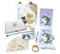 Diario secreto niña con codigo - Set papeleria niña - Lindo gatito - Papeleria bonita - Papeleria Kawaii - Diario secreto niña - Regalo niña - Muchos complementos (MALVA)