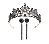 Diario tiara nueces nueces tiara boda cumpleaños corona tiara dhinestone accesorios para el cabello de lujo para damas chicas