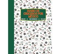 Diario y libro de actividades de cruceros por México para niños: diario de viaje de aventuras por México en 8 días para niños mayores de 6 años: Verde