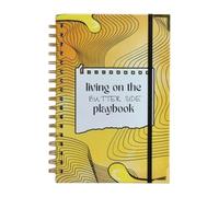 Diarios en espiral para escribir, bloc de notas de diario de mantequilla, cuaderno portátil de reflexión diaria, bloc de notas con rastreador de estado de ánimo para mujeres y hombres