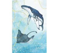 Diary 2026 - A5 Weekly Planner - Whale & Manta Ray - Wildlife-Themed Journal - Week-to-view