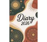 Diary 2026: Boho Aesthetic Daily Planner for Women: Yearly Overview, Monthly Calendars, One Page Per Day Dated Journal, Goal Setting and Planning & ... - Mandala-Inspired Design Art Cover
