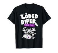 Diary of a Wimpy Kid Front and Back Loded Diper Band Funny Camiseta