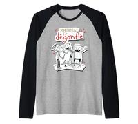 Diary of a Wimpy Kid Logo and Friends France Camiseta Manga Raglan