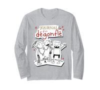 Diary of a Wimpy Kid Logo and Friends France Manga Larga