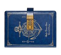 Diary Organizer mit Schloss - Lederverriegelungsnotizbuch, Vintage -Tagebuch mit Schloss | Pu Leder mit Stift und Aufkleber Planer Organisator, Stift und Geschenkbox perfekt für Männer und Frauen,