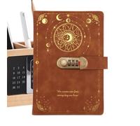 Diary with Lock, A5 Lockable Goal Setting Privacy Notebook