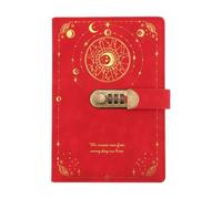 Diary with Lock, A5 Lockable Goal Setting Privacy Notebook