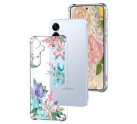 DiaryTown Funda para Samsung Galaxy A06 4G Transparente Carcasa Lindo Diseño Mujer Niñas Case TPU Silicona Bumper Antigolpes Protectora Cover para Galaxy A06 4G Elegante Simple Caso - Colores