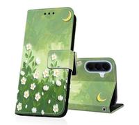 DiaryTown Funda para Samsung Galaxy A57 5G Cartera Carcasa Libro de PU Cuero Tapa Flip Folio Case Dibujos Ranura Tarjeta Función Soporte Antigolpes Protectora Cover Galaxy A57 5G - Flor