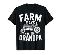 Días de Granja con el Abuelo Tractor Country Memories Camiseta