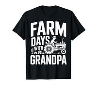 Días de Granja con el Abuelo Tractor Country Memories Camiseta