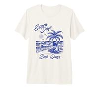 Días de Playa Los Mejores días - Tropical Beach Bliss Camiseta Premium