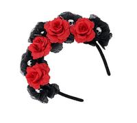 Dias Des Los Muerto Costume Halloween Fancy Dress Cosplay Day of the Deads Accessory Sugar Skull Headband Day of the Deads Costume