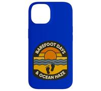 Días Descalzos y Ocean Haze: Aspecto Retro de Puesta de Sol Carcasa para iPhone 14