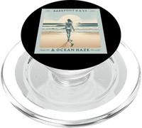 Días Descalzos y Ocean Haze - Diseño de garabatos de Playa PopSockets PopGrip para MagSafe