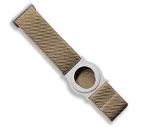Diasticker® | Dexcom G7 - Cinta de fijación | Soporte giratorio 360° | Pulsera para fijar el Dexcom CGM, protección del sensor, fijación | Soporte: blanco (grande: 35-45 cm, beige)