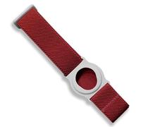 Diasticker® | Dexcom G7 - Cinta de fijación | Soporte giratorio 360° | Pulsera para fijar el Dexcom CGM, protección del sensor, fijación | Soporte: Blanco (S: 18-25 cm, Rojo)