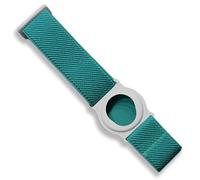 Diasticker® | Dexcom G7 - Cinta de fijación | Soporte giratorio 360° | Pulsera para fijar el Dexcom CGM, protección del sensor, fijación | Soporte: blanco (grande: 35-45 cm, turquesa)