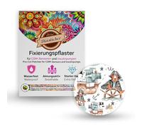 Diasticker® | Enlucido de fijación Overpatch (10 piezas, Ahoy Pirates) - Freestyle Libre 3, Dexcom G7, Catéter | Resistente al agua - Transpirable - Fuerte adherencia | Parche del sensor, fijación