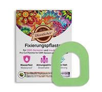 Diasticker® | Omnipod - Parche de fijación para pod (20 piezas, Verde) | Impermeable - Transpirable - Sujeción fuerte | Bomba Parche, Fijación, Cinta, Esparadrapo, Yeso de fijación