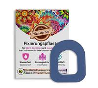 Diasticker® | Omnipod - Parche de fijación para pod (30 piezas, Azul oscuro) | Impermeable - Transpirable - Sujeción fuerte | Bomba Parche, Fijación, Cinta, Esparadrapo, Yeso de fijación