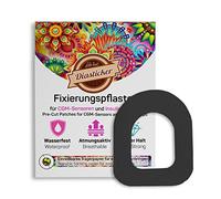 Diasticker® | Omnipod - Parche de fijación para pod (30 piezas, Negro) | Impermeable - Transpirable - Sujeción fuerte | Bomba Parche, Fijación, Cinta, Esparadrapo, Yeso de fijación