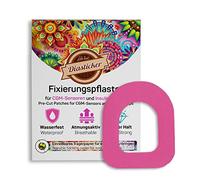 Diasticker® | Omnipod - Parche de fijación para pod (30 piezas, Rosa) | Impermeable - Transpirable - Sujeción fuerte | Bomba Parche, Fijación, Cinta, Esparadrapo, Yeso de fijación