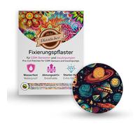 Diasticker® | Parche de fijación Overpatch (10 piezas, Estrellas del Universo) - Freestyle Libre 3, Dexcom G7, Catéter | Resistente al agua - Transpirable - Fuerte adherencia | Parche del sensor