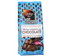 DIAT Radisson - Delicias Integrales con Chocolate | Vegan y sin Azúcar Añadido | Ricas en Fibra | Galletas Sin Azúcares Veganas de Cacao