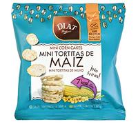 DIAT Radisson Mini Tortitas de Maíz Sin Gluten | Maíz inflado | Tortitas ligeras | Snack saludable | Producto Gluten Free | Bajo en Grasas | Apto para Veganos | Maíz no GMO