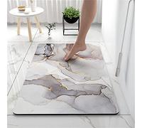 Diatomita Piedra Alfombra de Baño Antideslizante Anti Moho Secado Rápido Alfombra de Ducha Diatomita Mármol Oro Piedra Alfombra de Baño Goma Absorbente Alfombrillas de Baño