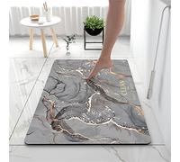 Diatomita Piedra Alfombra de Baño Antideslizante Anti Moho Secado Rápido Alfombra de Ducha Diatomita Mármol Oro Piedra Alfombra de Baño Goma Absorbente Alfombrillas de Baño