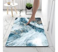 Diatomita Piedra Alfombra de Baño Antideslizante Anti Moho Secado Rápido Alfombra de Ducha Diatomita Mármol Oro Piedra Alfombra de Baño Goma Absorbente Alfombrillas de Baño